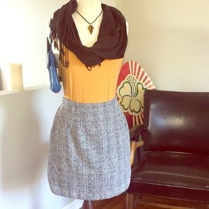 Tweedy Black and white skirt